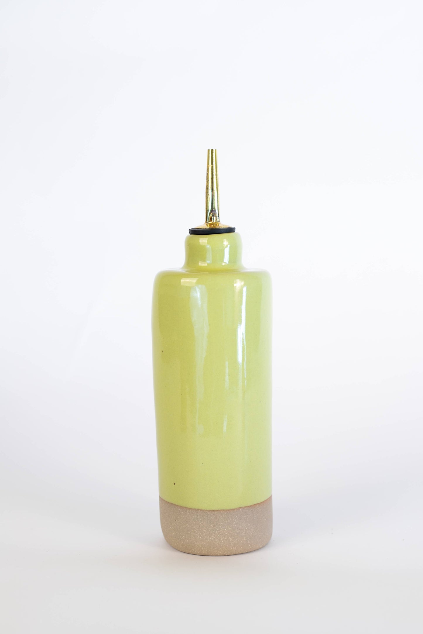 Handmade Tall Oil Dispensers: Eggshell (matte)