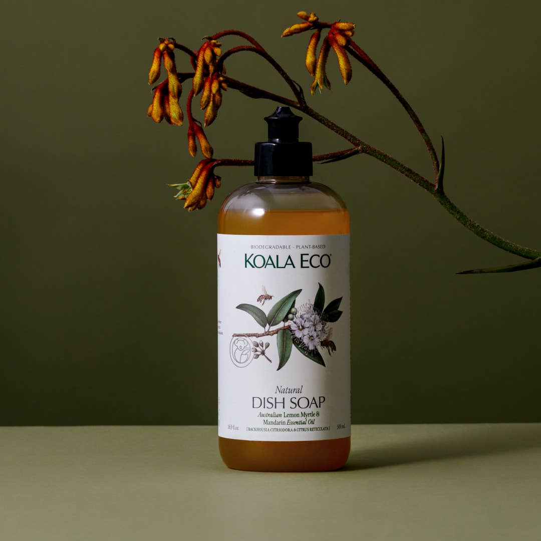 Koala BESTSELLER- Natural Dish Soap Lemon Myrtle & Mandarin, 16 oz