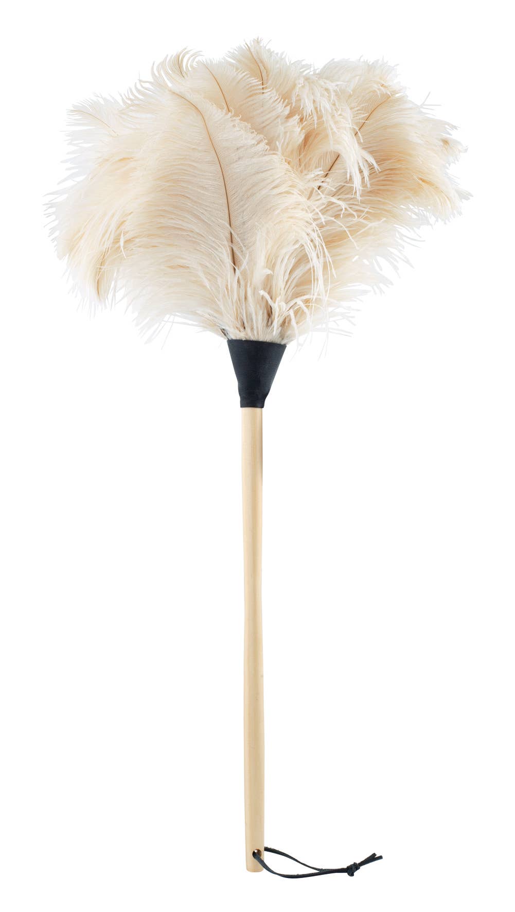 Redecker Duster Ostrich Feather White: White / 75cm/29.5"