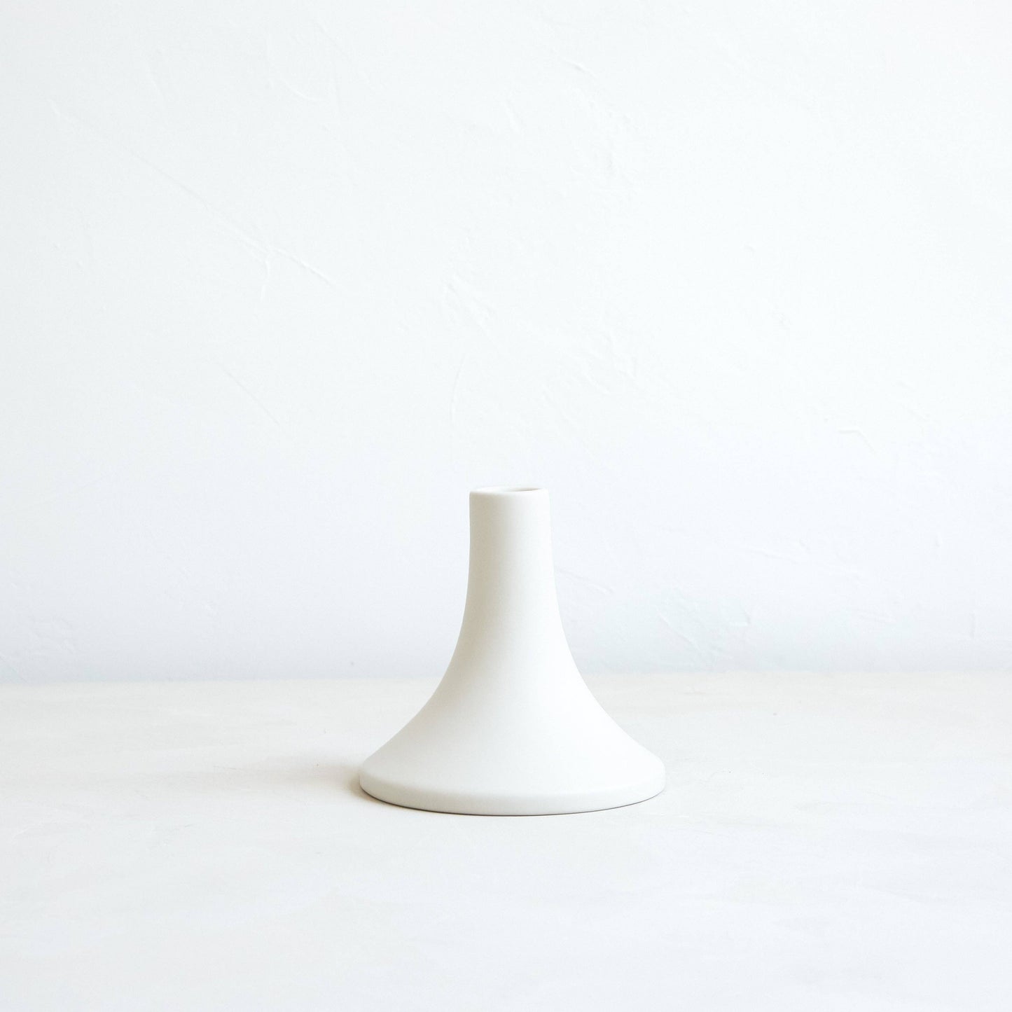 Ceramic Grand Taper Holder, Matte White: Tall