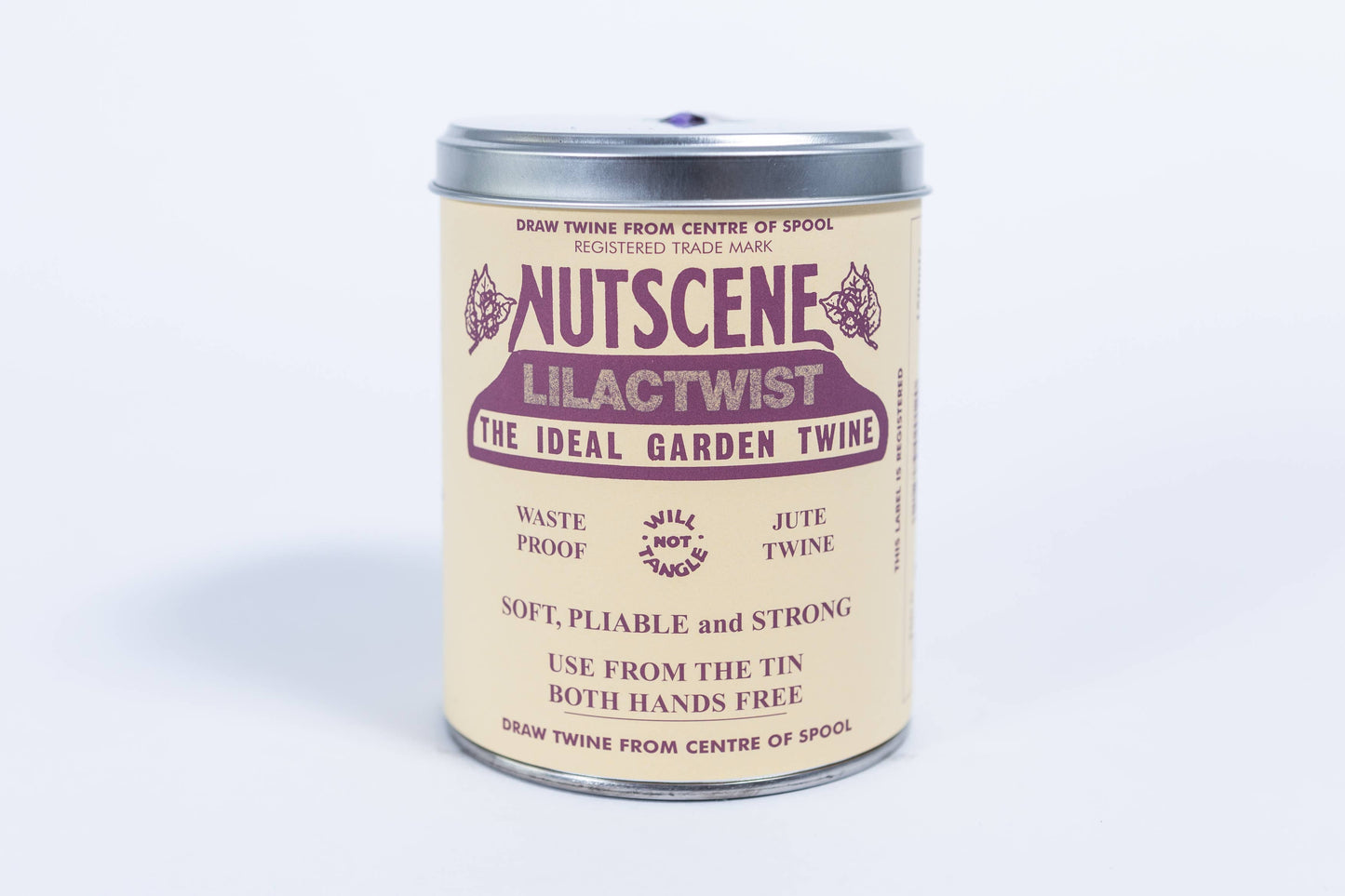 Iconic Tin of Nutscene Twine- String in a tin (490ft): Natural