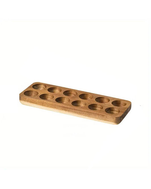 Wooden Egg Holder: 12 holes-A