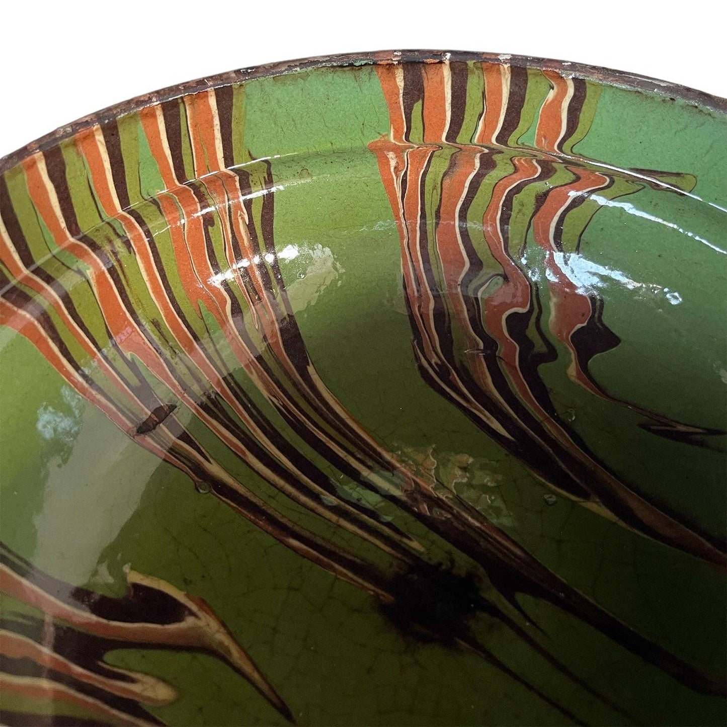 Bowl: Marbleized Green / Large