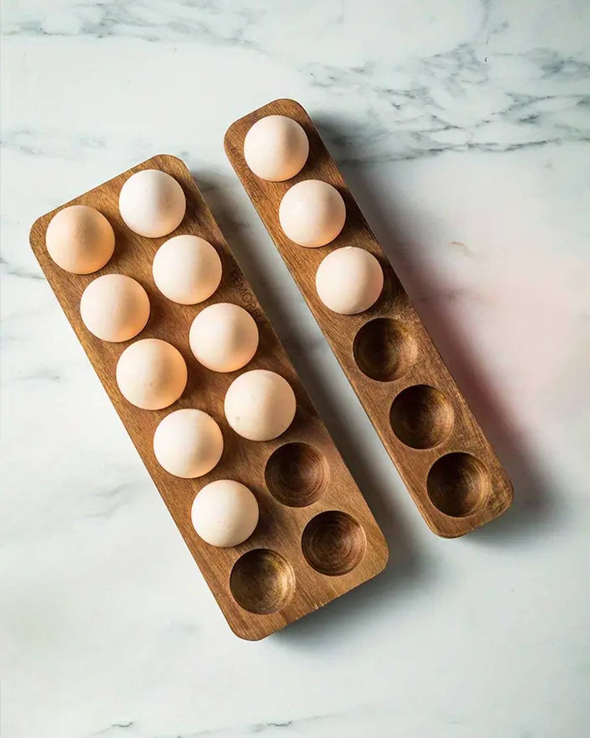 Wooden Egg Holder: 12 holes-A