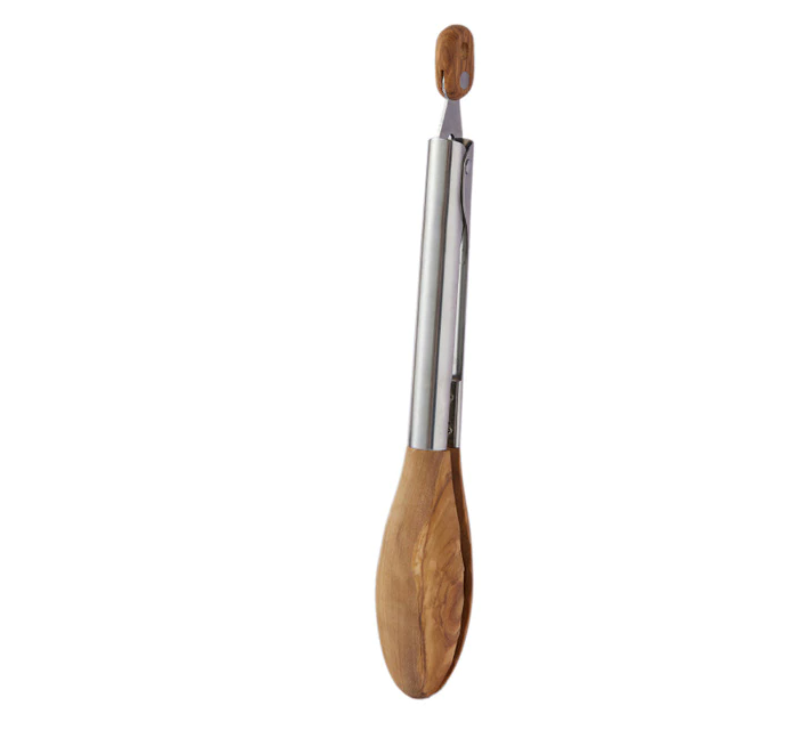 Non-Stick Wood Cooking Tong: Light