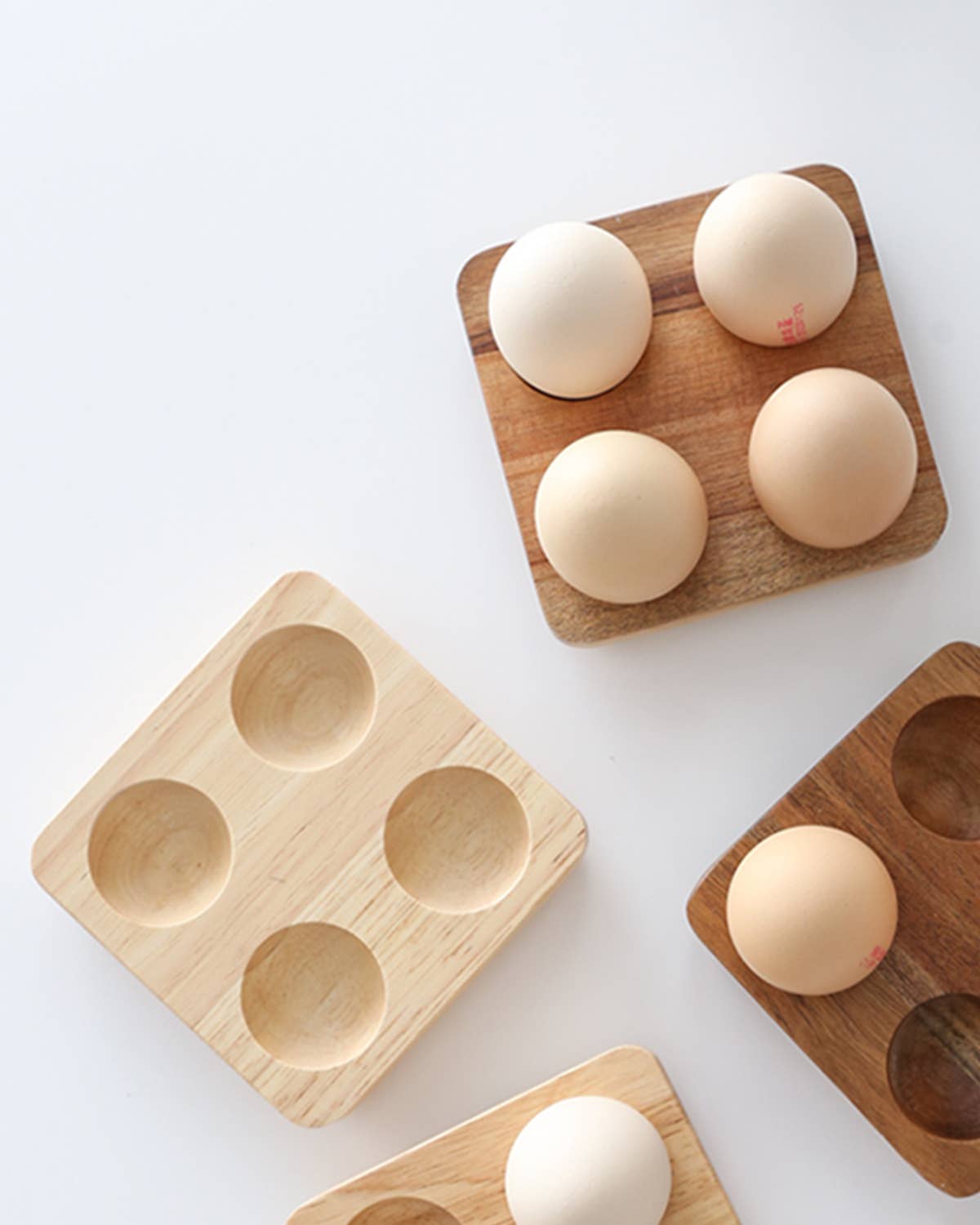 Wooden Egg Holder: 12 holes-A