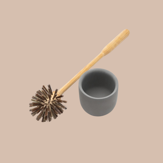 Iris Hantverk Concrete Toilet Brush Set