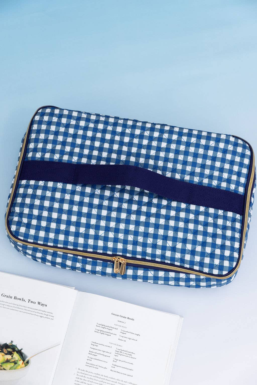 Casserole Carrier, Riviera Blue Gingham