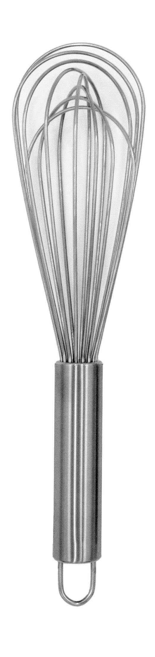 KITCHEN BASICS Balloon Whisk Stainless Steel: Stainless Steel / Stainless-Steel / 27cm/10.5"