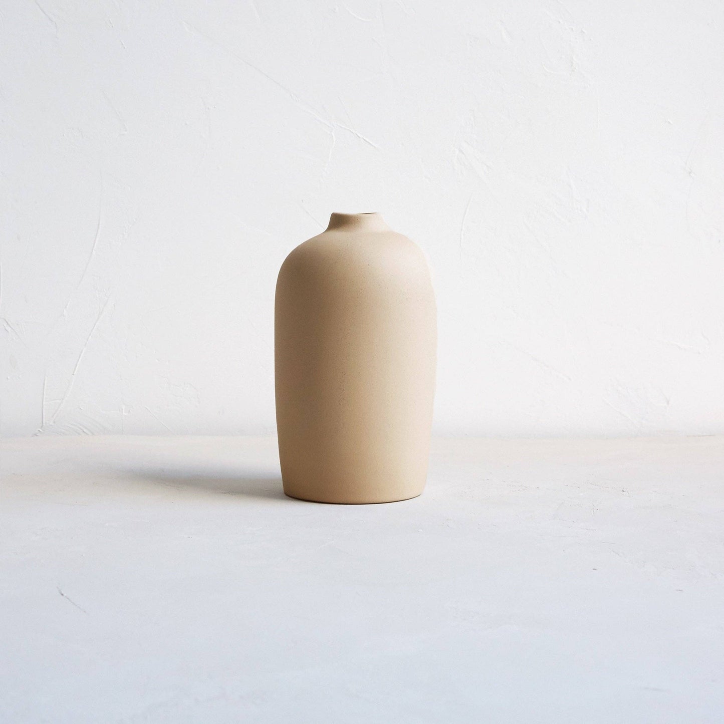 Ceramic Blossom Vase, Sand: Tall