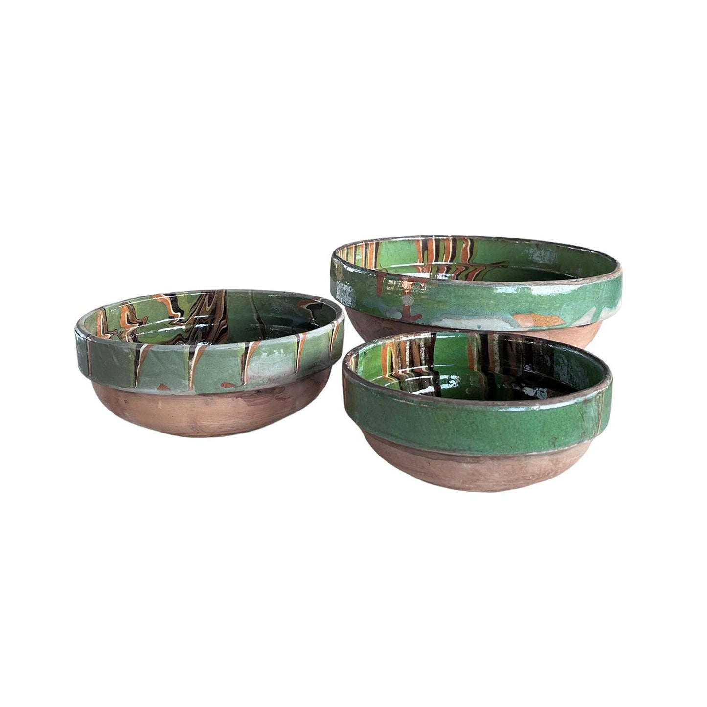 Bowl: Marbleized Green / Small