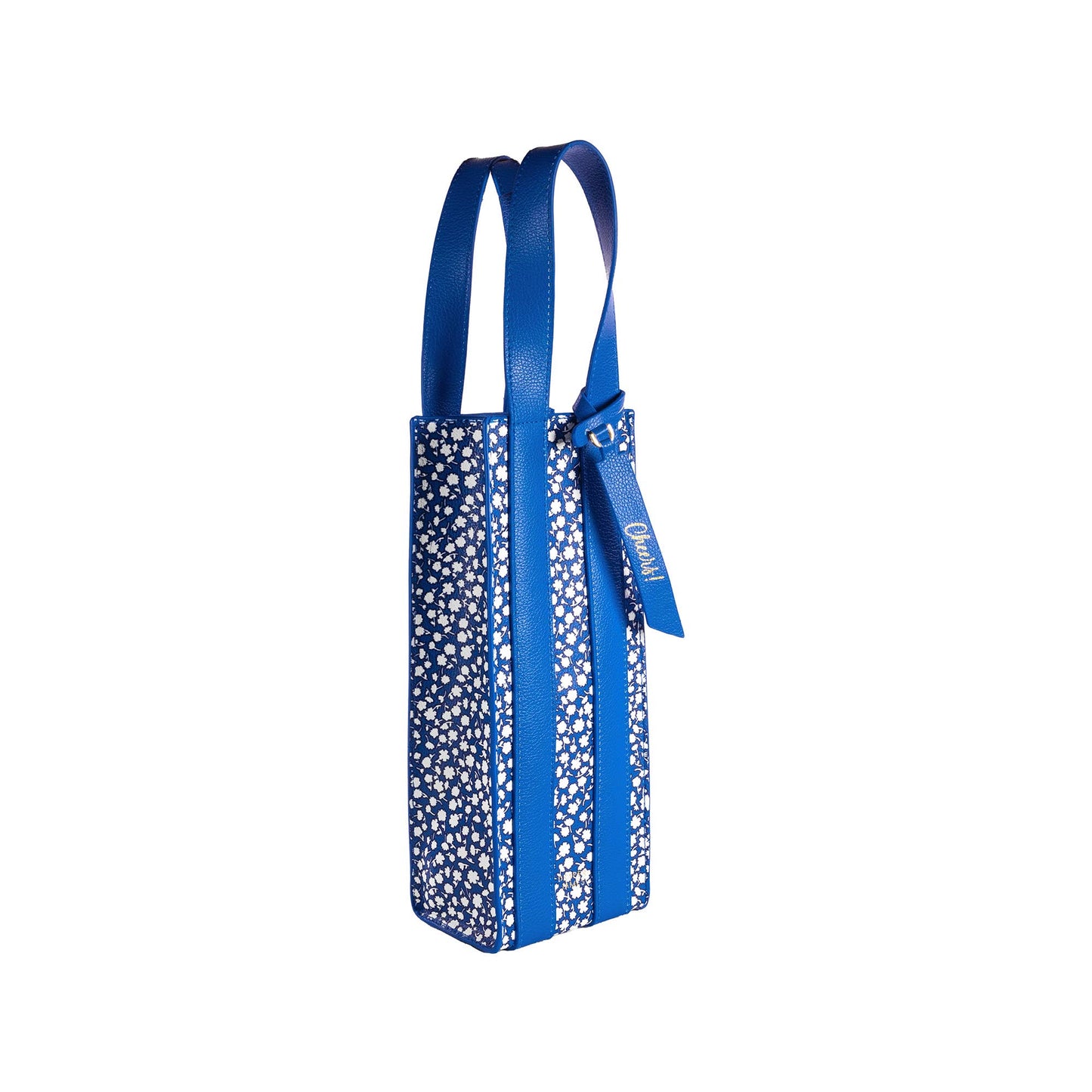 Wine Tote, Popcorn Ditsy