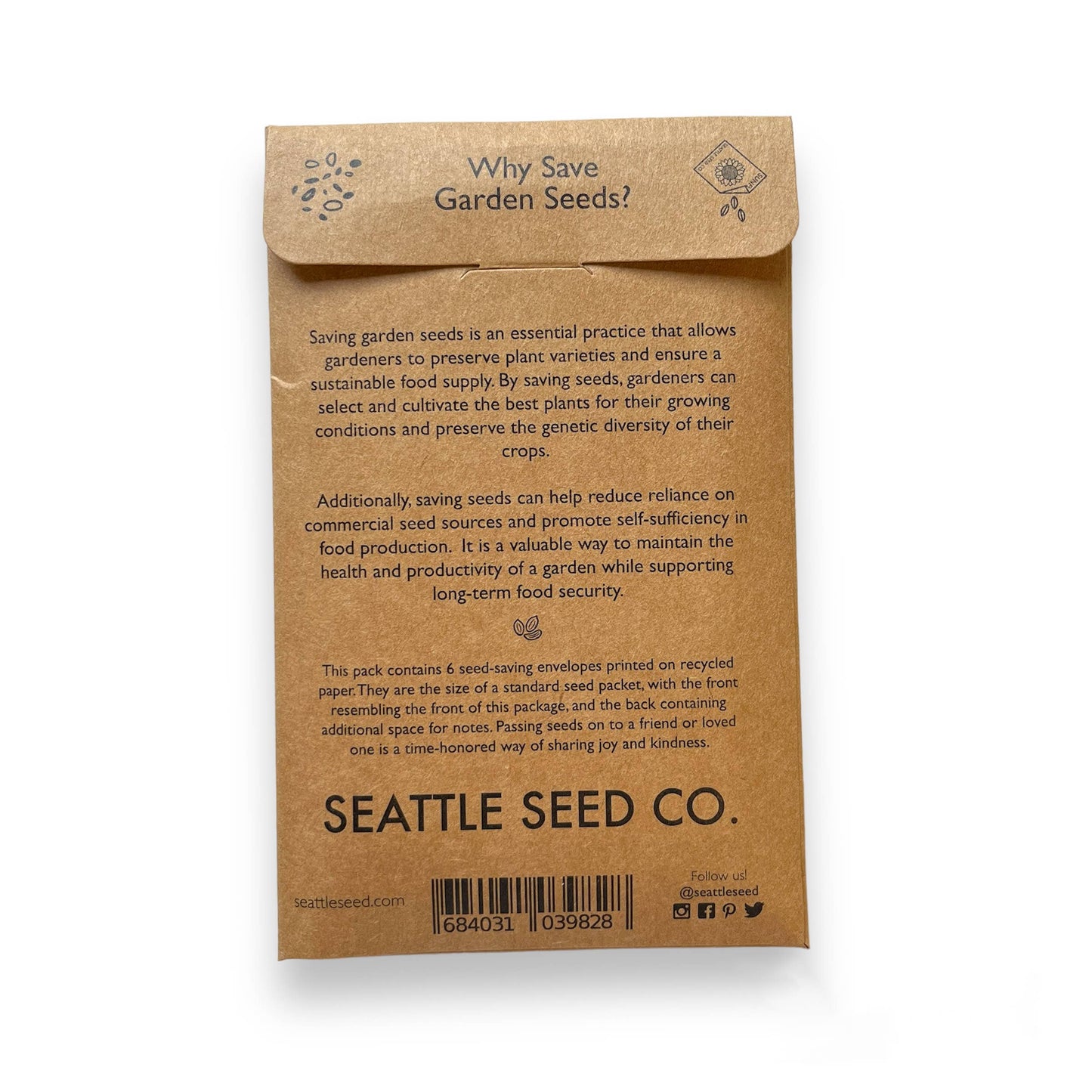 Seed Saving Envelopes