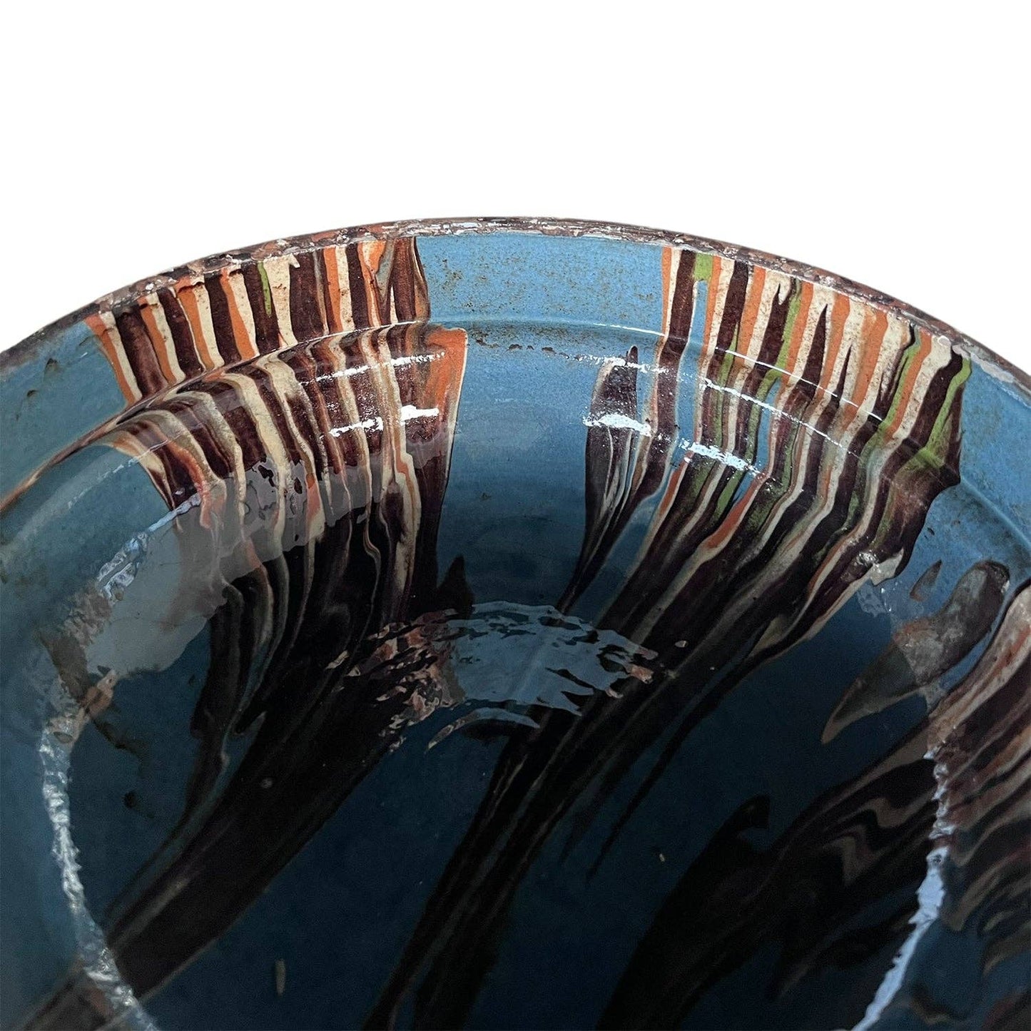 Bowl: Marbleized Green / Large