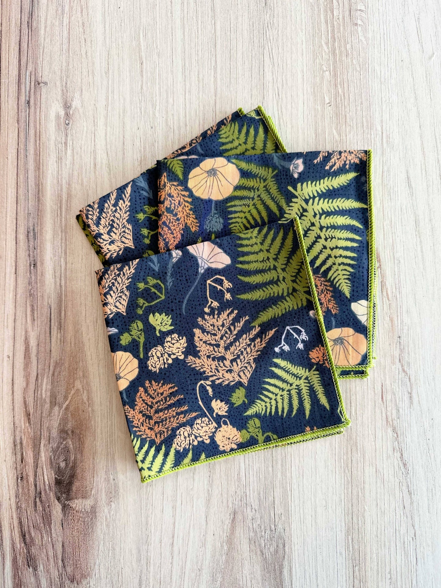 Nature Walk Cloth Napkins, set of four: Dinner