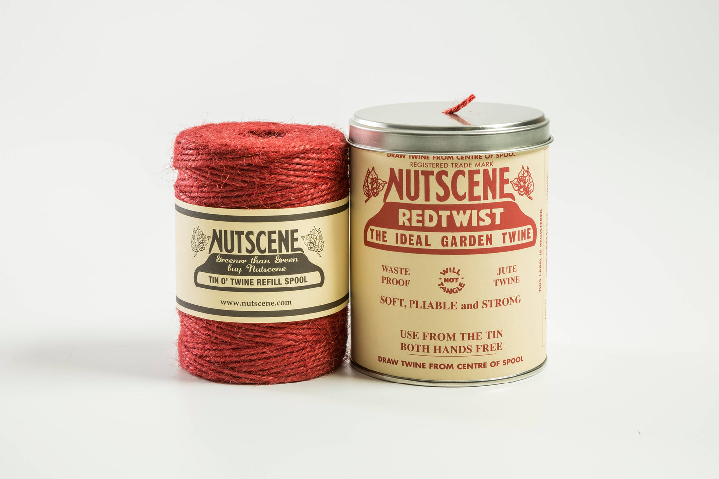 Iconic Tin of Nutscene Twine- String in a tin (490ft): Black