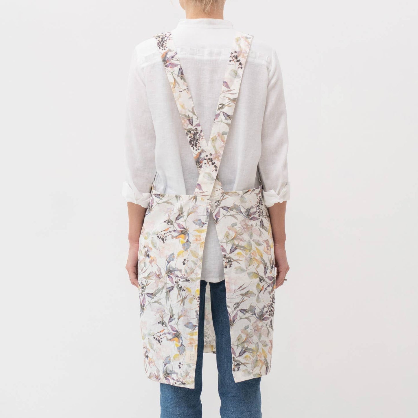 Meadow Linen Japanese Crossback Apron