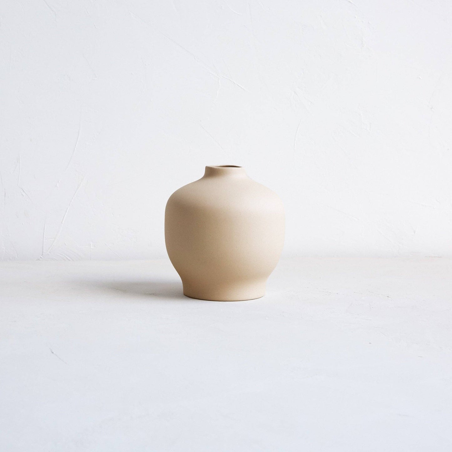 Ceramic Blossom Vase, Sand: Tall