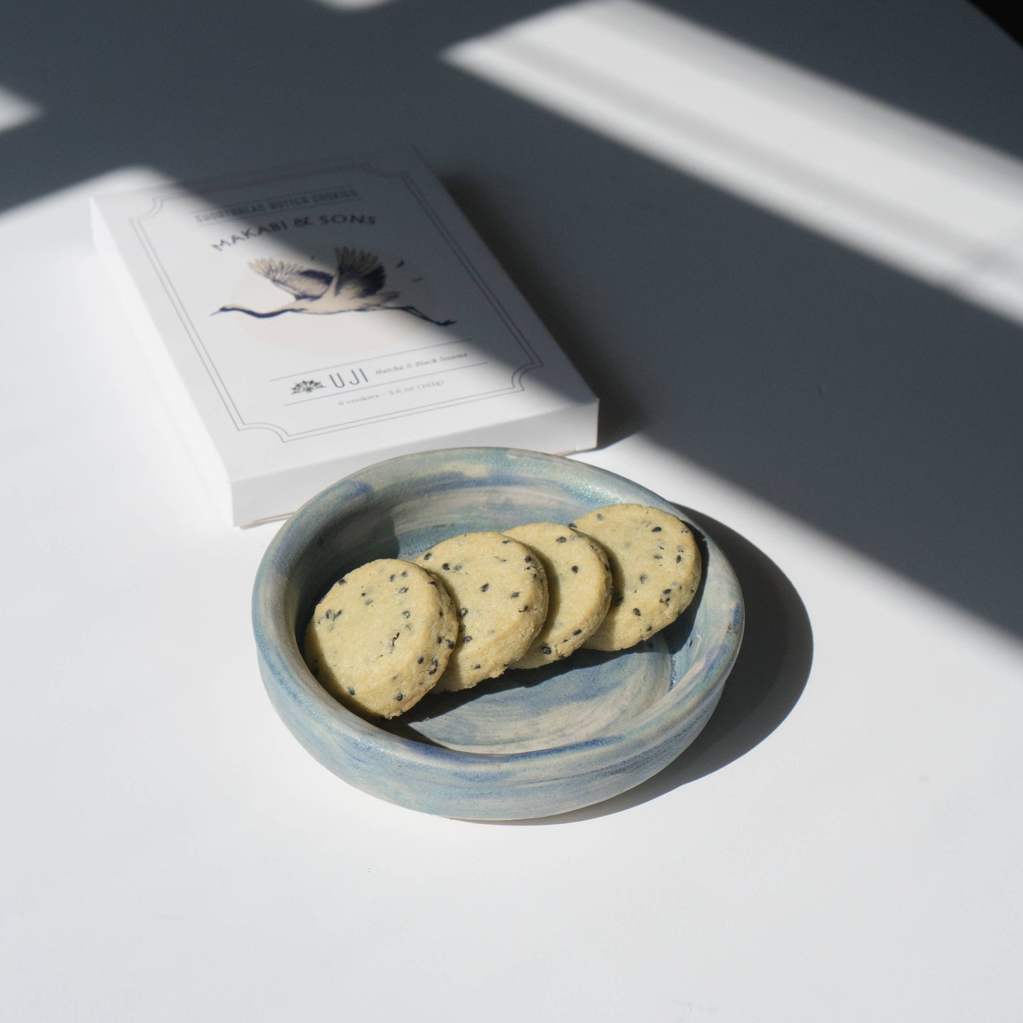 Matcha Toasted Black Sesame Cookies - Uji