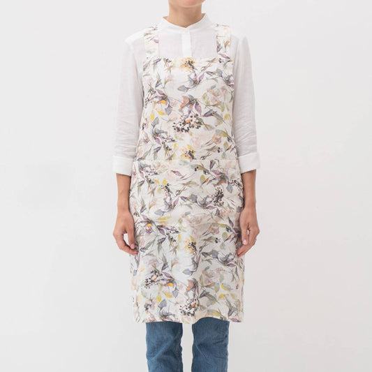 Meadow Linen Japanese Crossback Apron