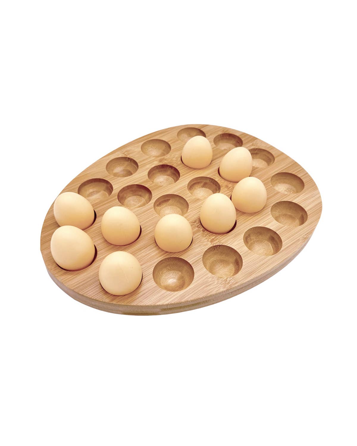 Wooden Egg Holder: 12 holes-A