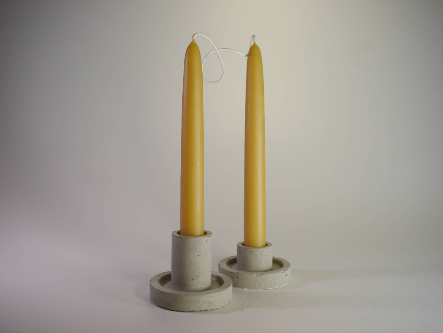 Classic Taper Pair Hand Dipped Beeswax Candles