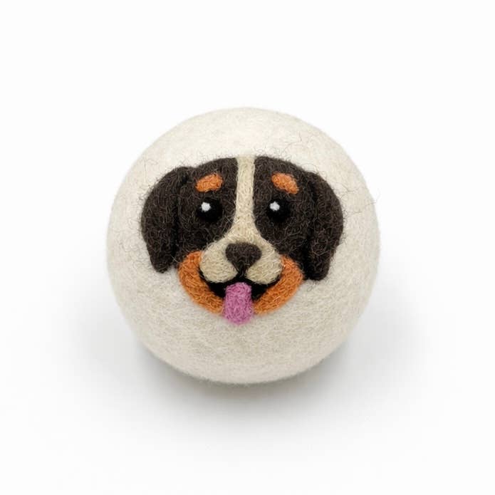 Dogs: Eco Wool Dryer Balls Fair Trade: Corgi