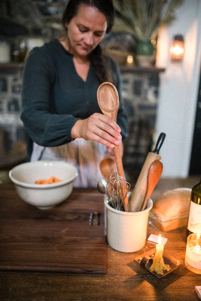The Handcrafted Wooden Spoon: Cherry / Small