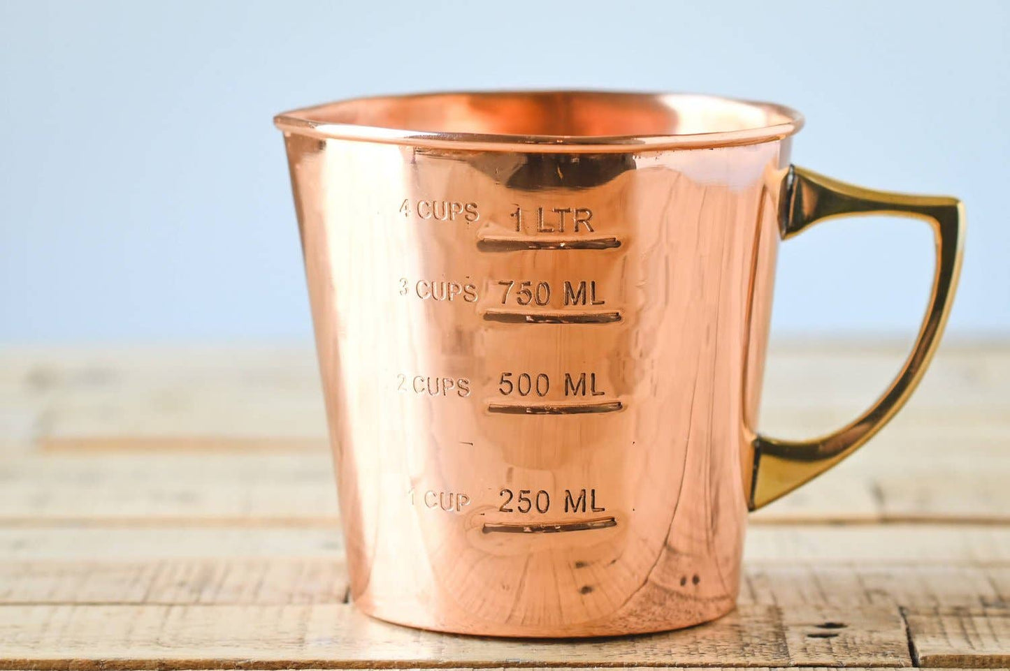 Copper Liquid Measuring Cup - 4 Cup