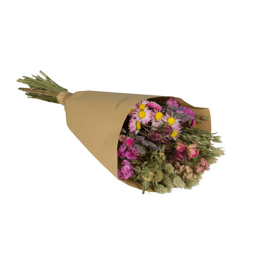 Dried Flowers - Field Bouquet - Pink: Medium