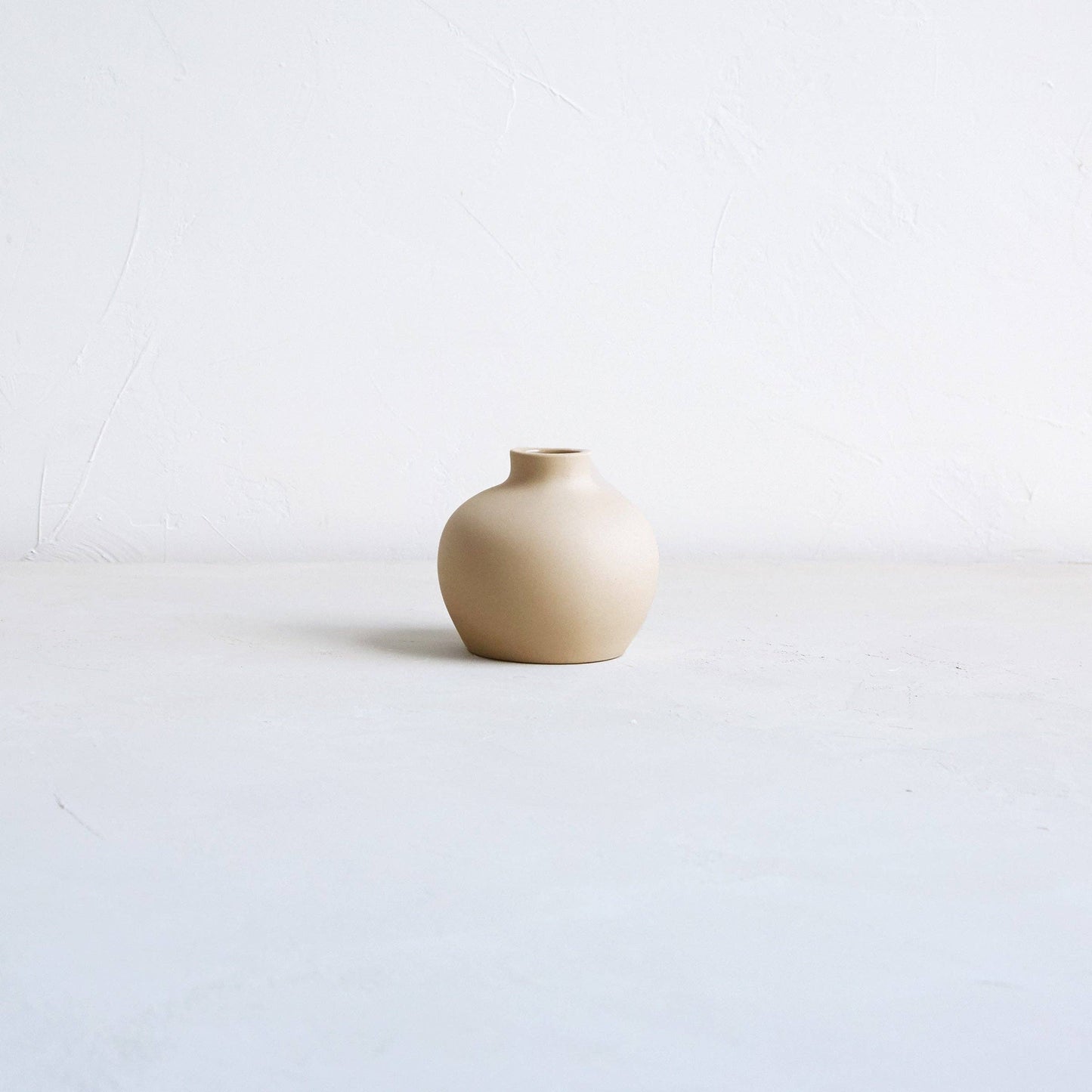 Ceramic Blossom Vase, Sand: Tall