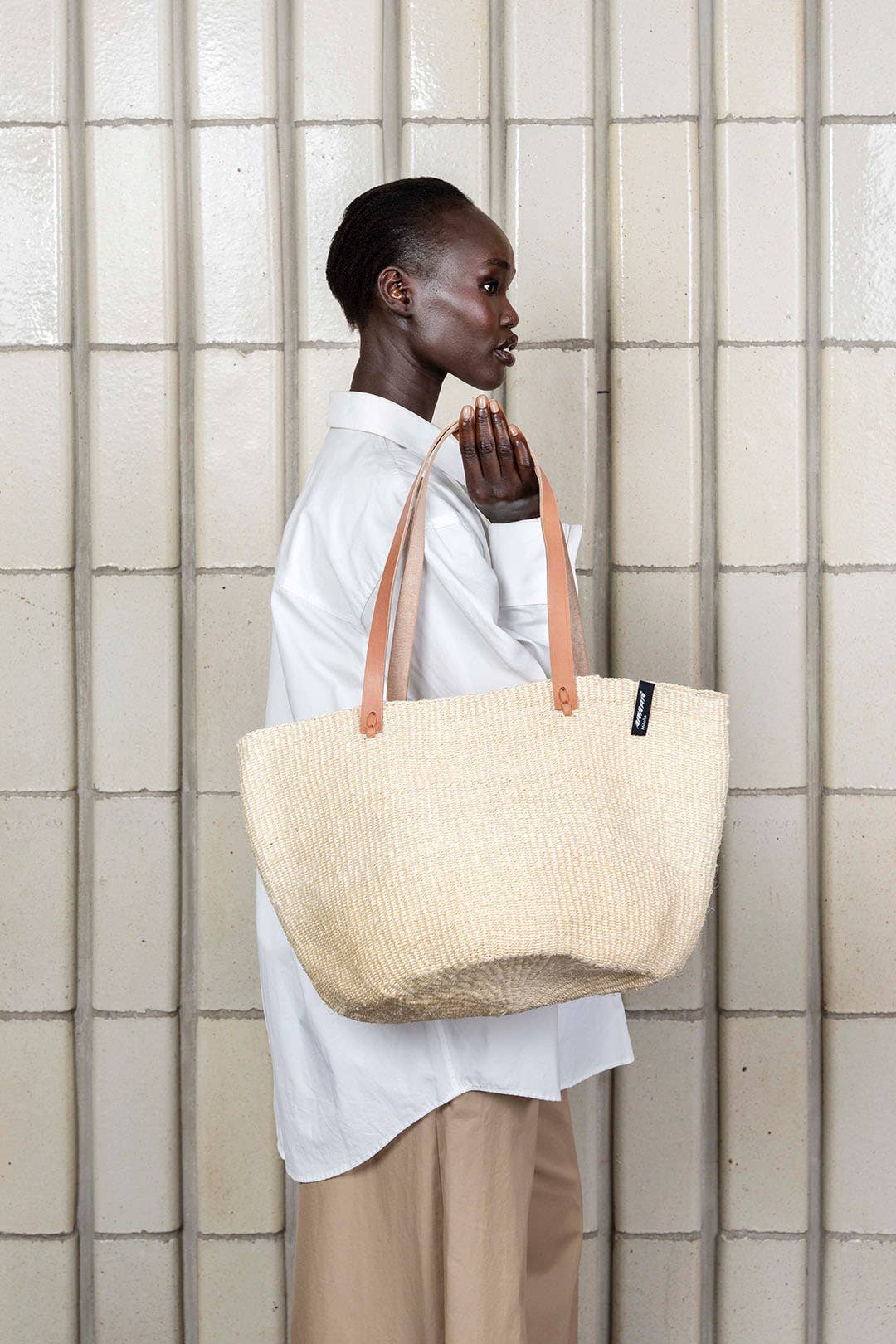 Kiondo shopper basket | Natural M: M