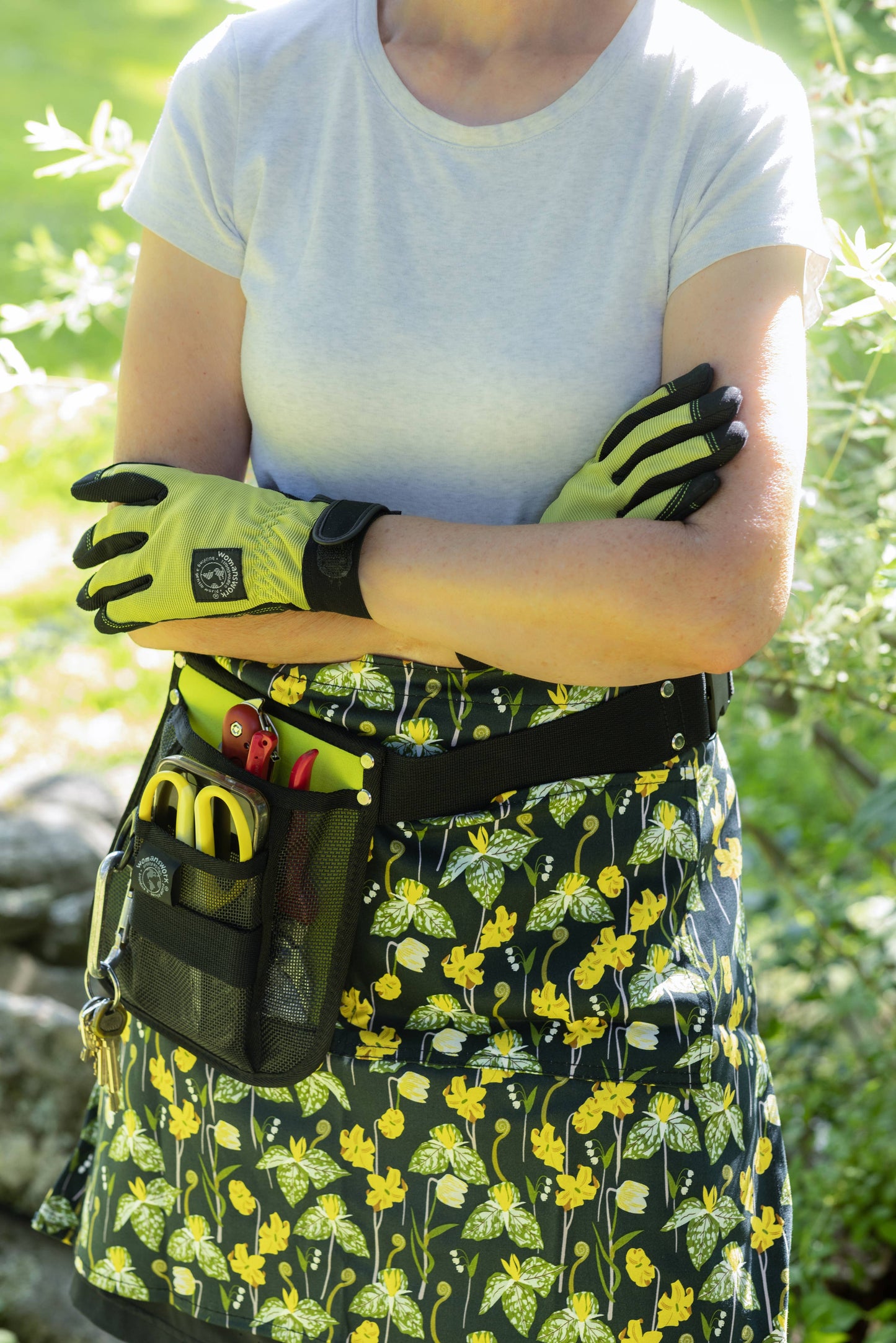 Gardener's Half Apron -- 4 Designs: Garden of Paradise