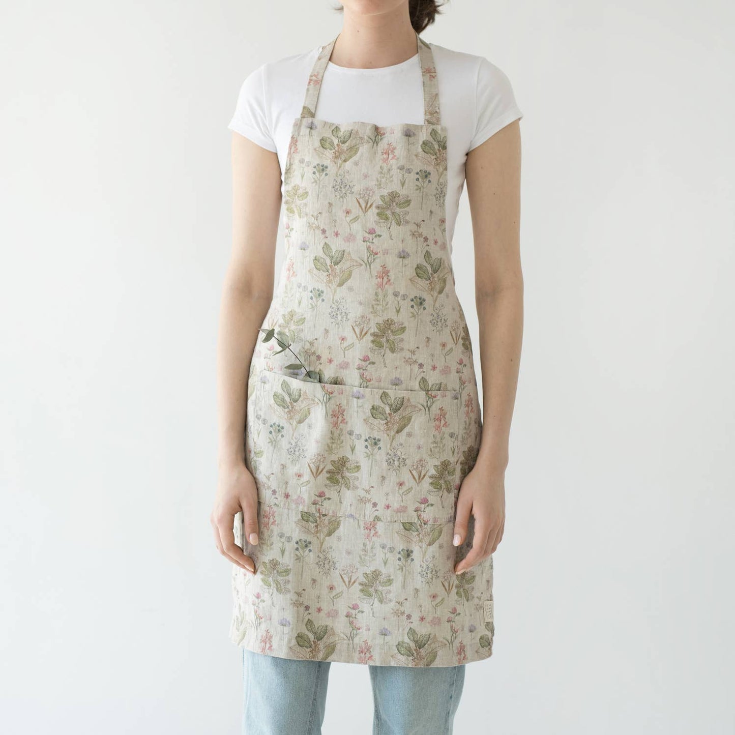 Botany Linen Daily Apron: L-XL