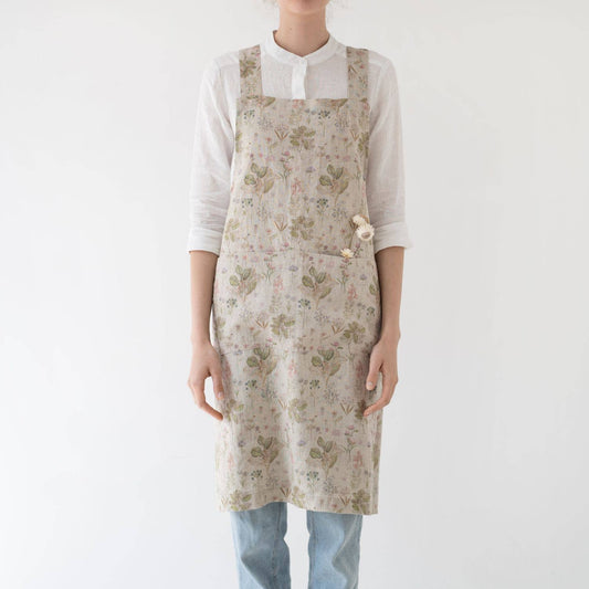 Botany Linen Japanese Crossback Apron