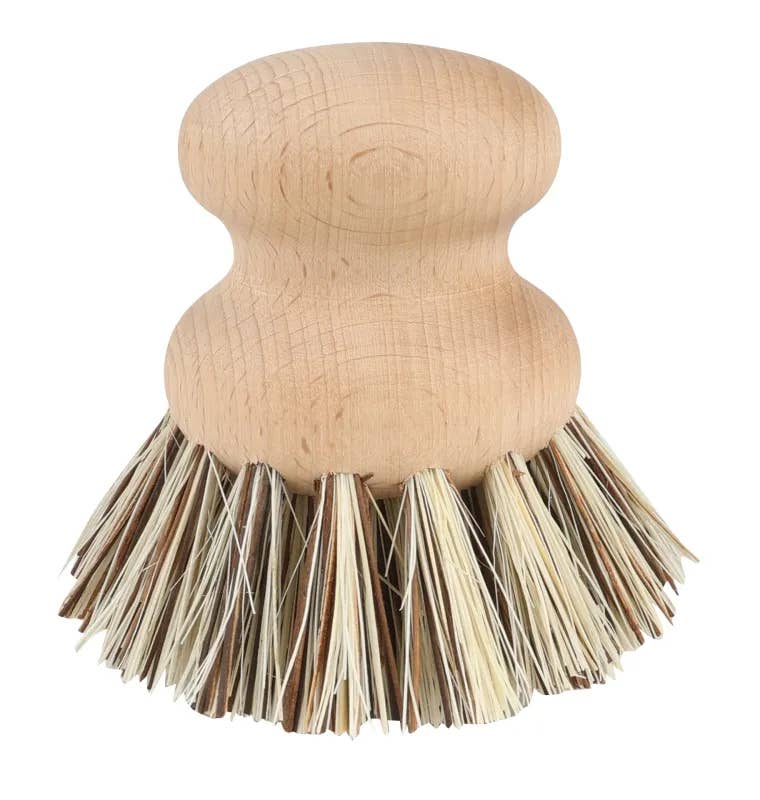 Redecker Pot Brush Bulk Small: Brown / 7cm/2.8"