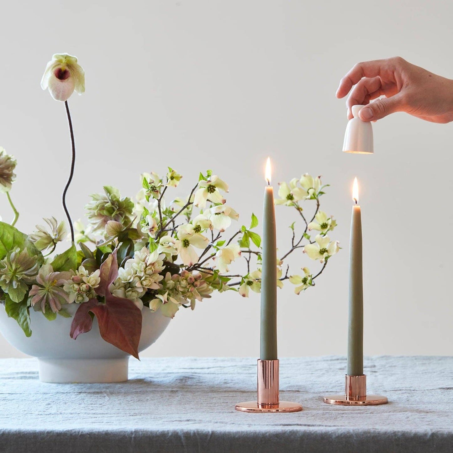 Copper Taper Holders: Medium