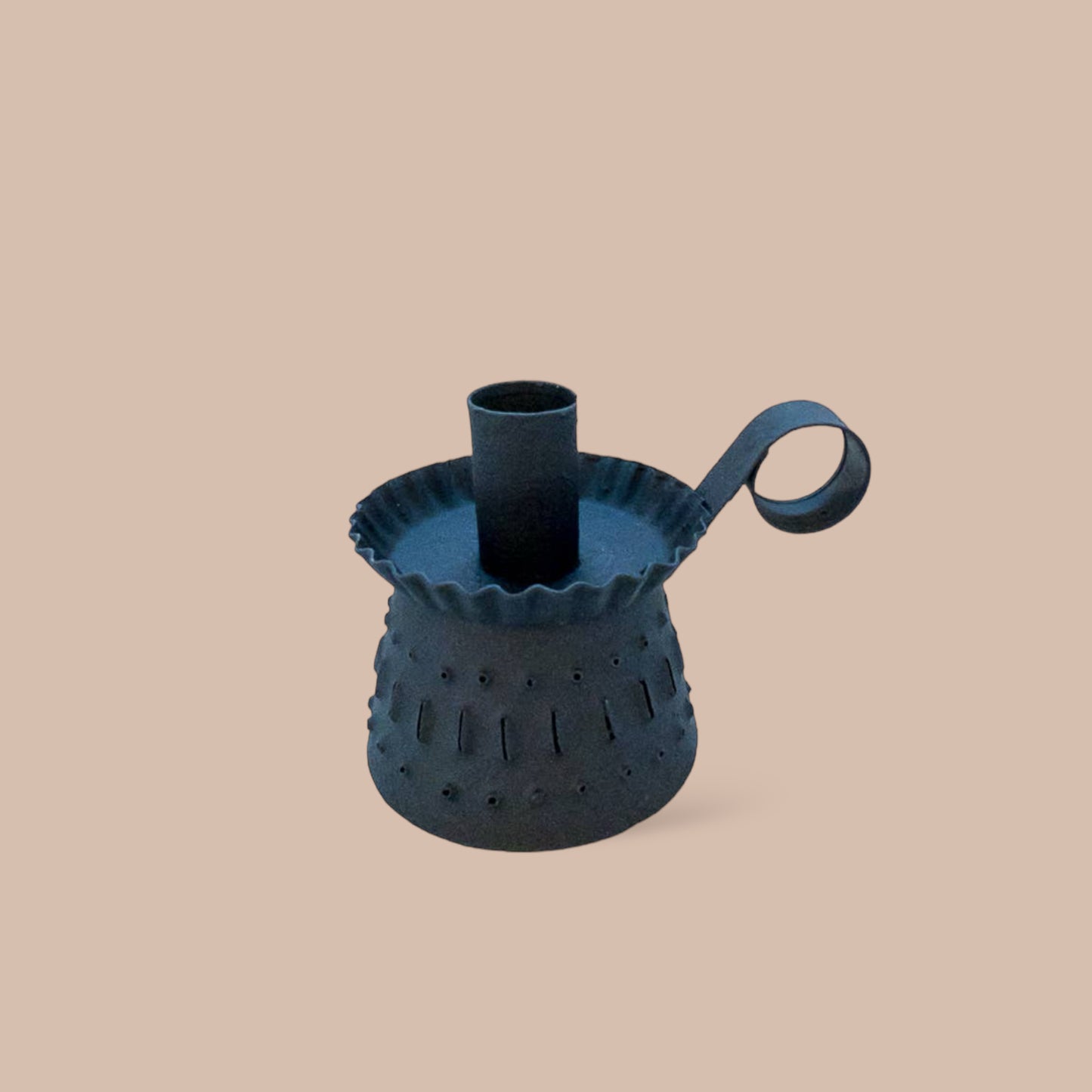 The Punched Candlestick Holder