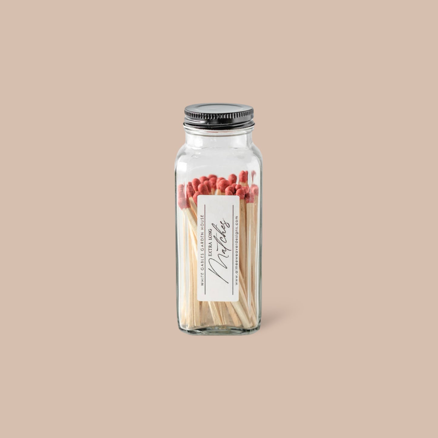 Glass Jar With Matches