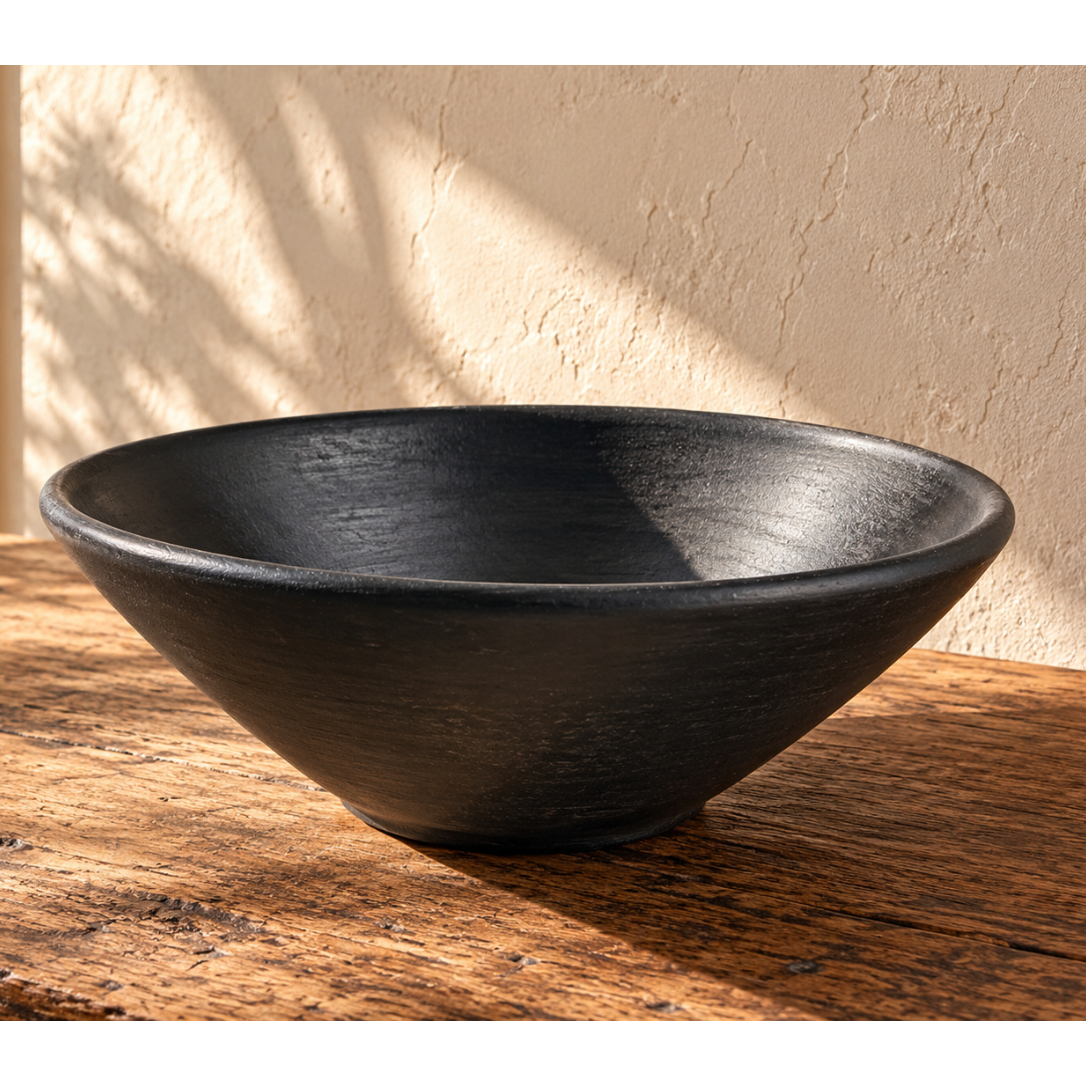 Rufina Ruiz Lopez Black Clay Bowl
