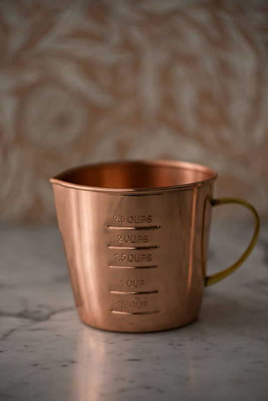 Copper Liquid Measuring Cup - 2.5 Cup