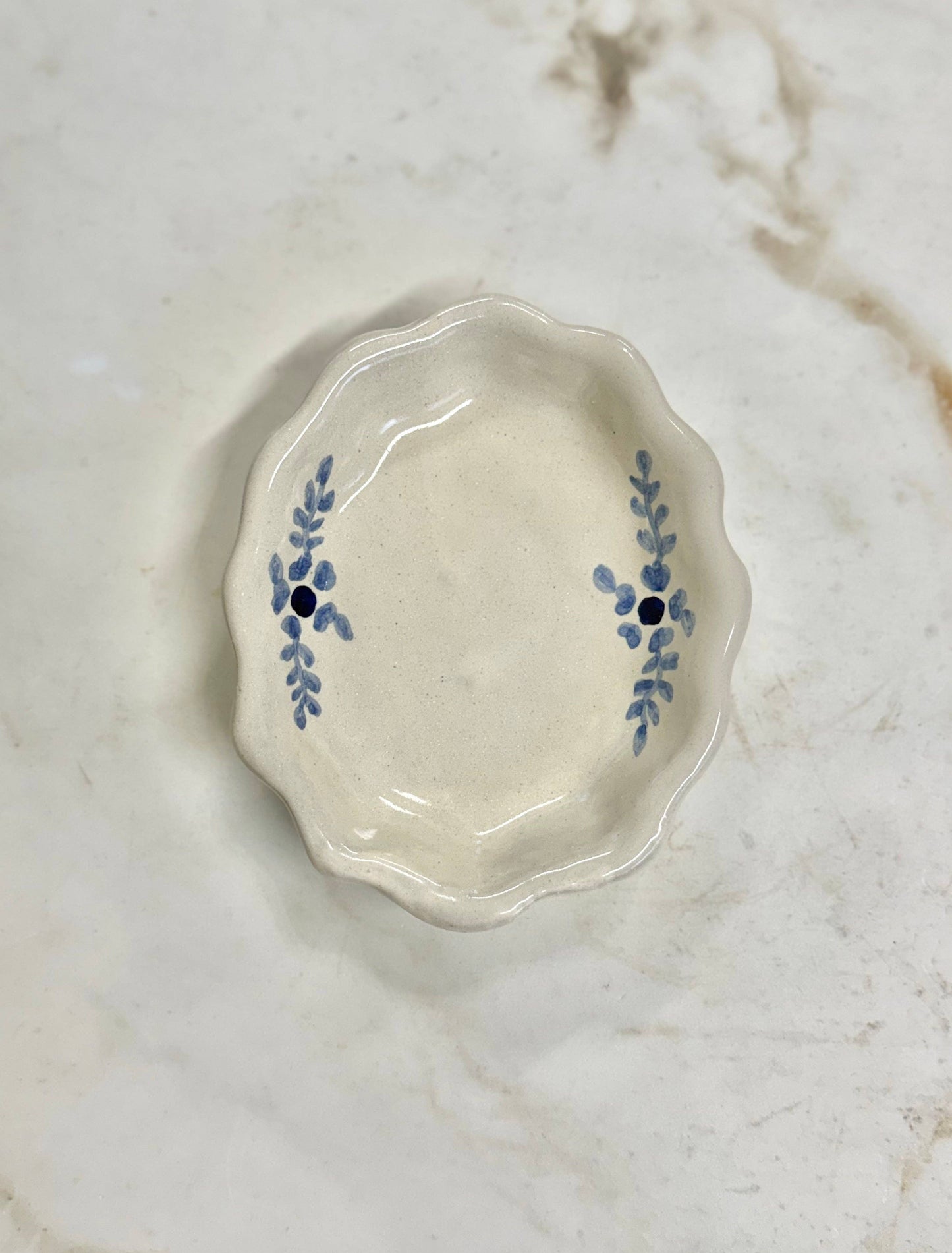 Hand-painted Margot Dish