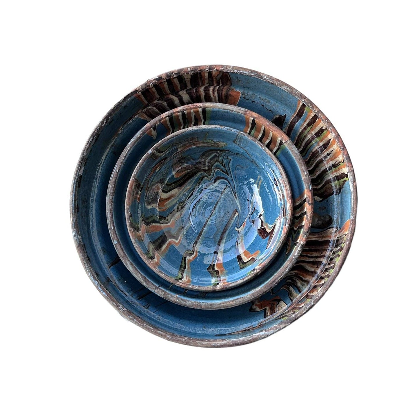 Bowl: Marbleized Cream / Medium