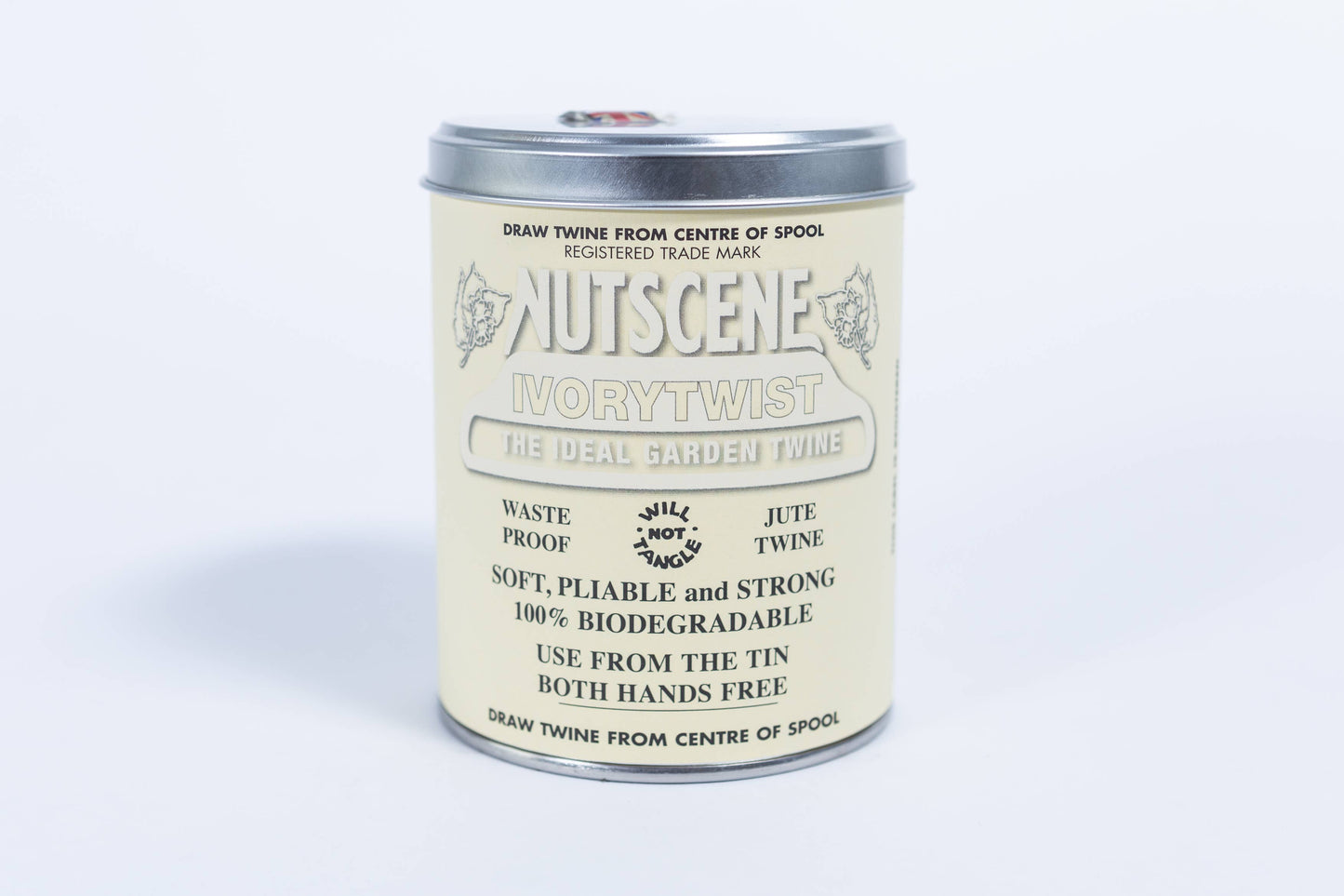 Iconic Tin of Nutscene Twine- String in a tin (490ft): Botanical
