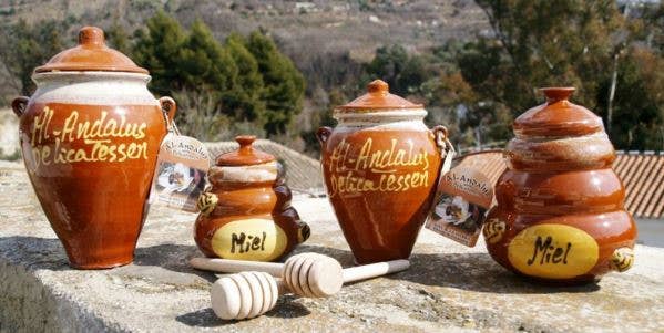 Al Andalus Delicatessen Mountain Honey Crock 8.8oz