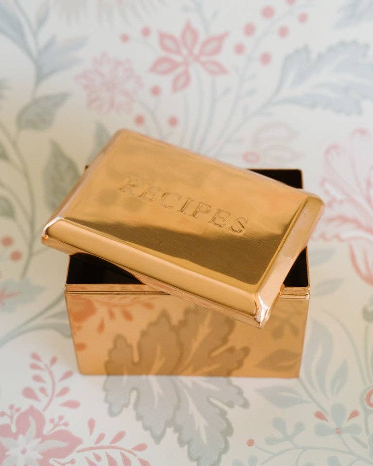 Copper Recipe Box