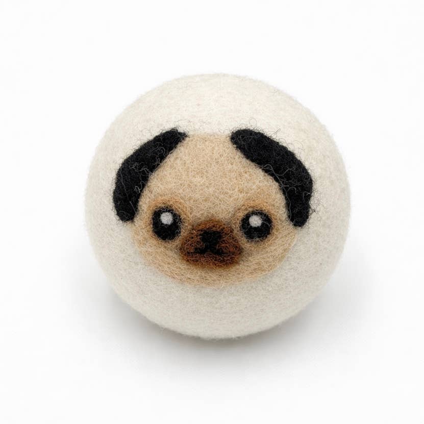 Dogs: Eco Wool Dryer Balls Fair Trade: Corgi