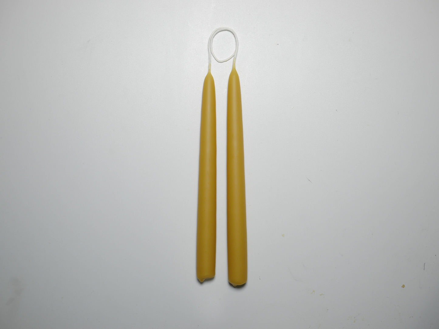 Classic Taper Pair Hand Dipped Beeswax Candles