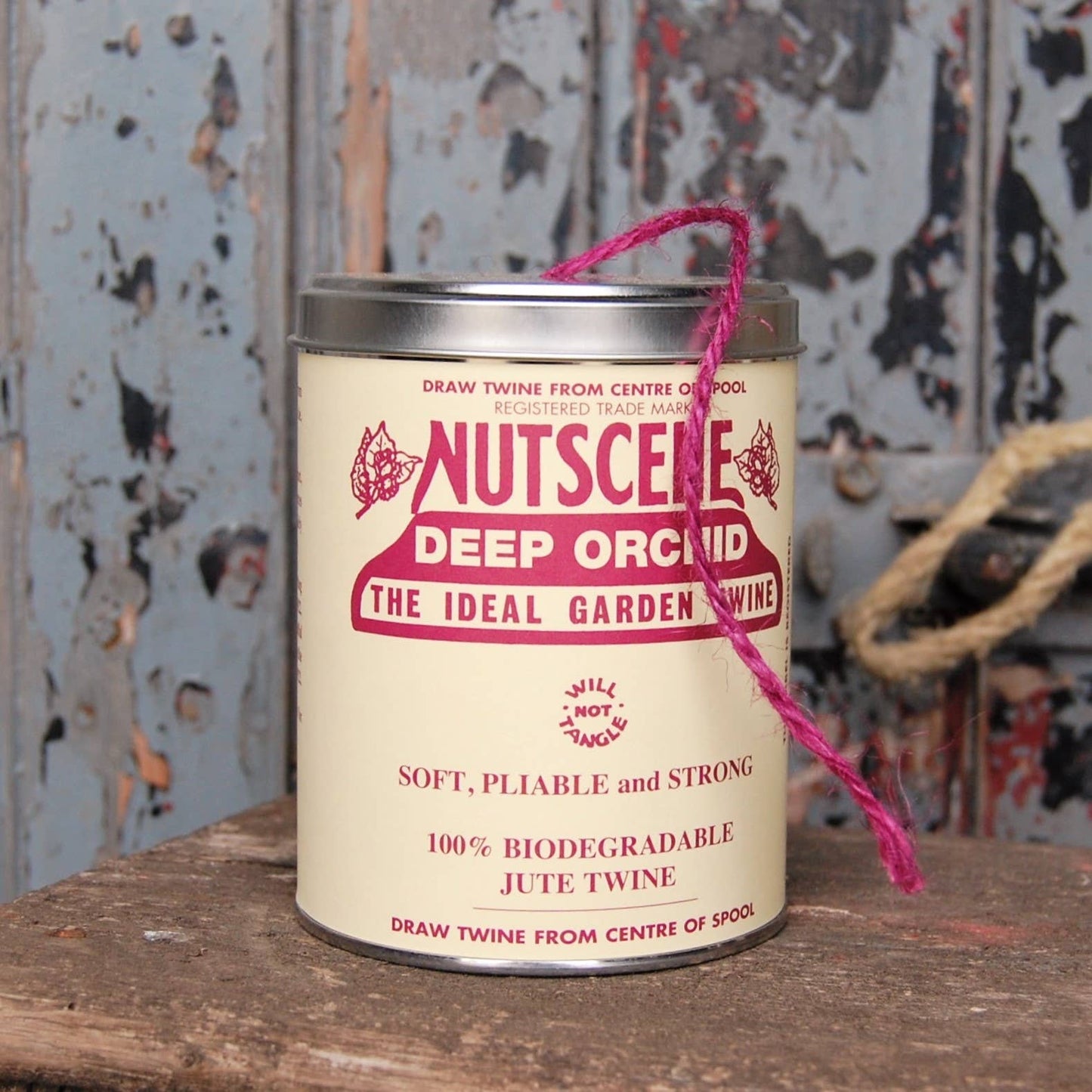 Iconic Tin of Nutscene Twine- String in a tin (490ft): Botanical