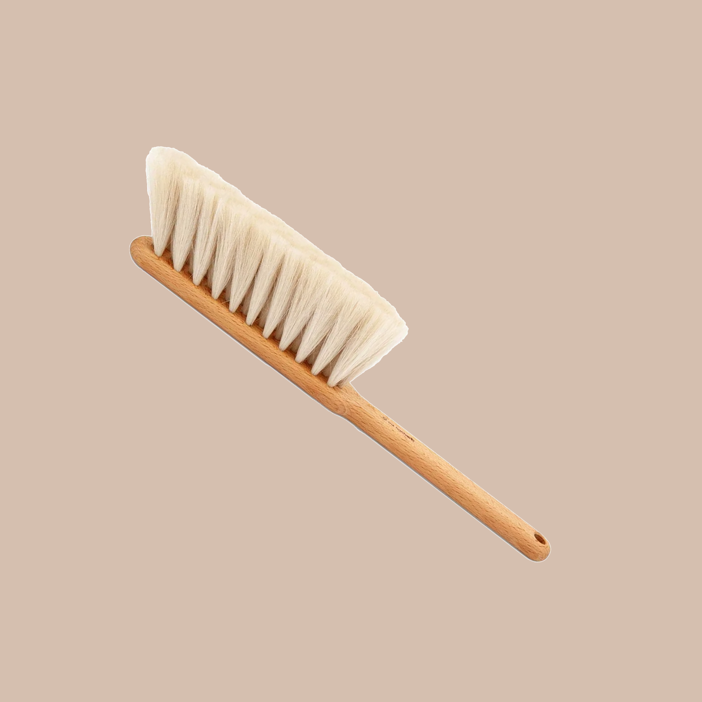 Goat hair dust brush